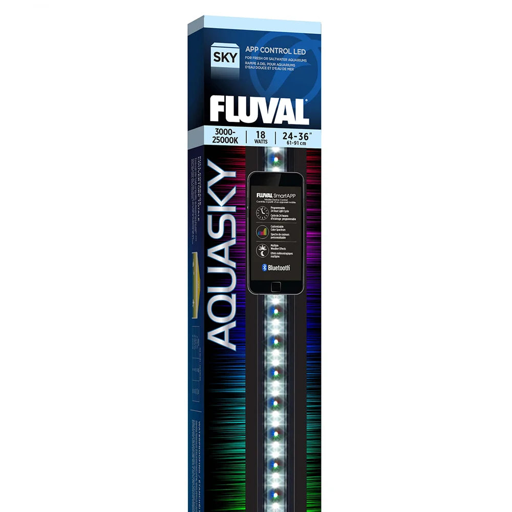 Fluval Aquasky 2.0 LED with Bluetooth 18watt 24"-36"