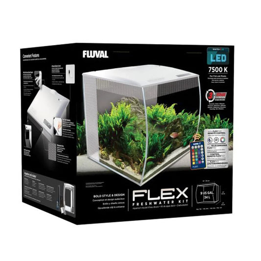 Fluval Flex Aquarium Kit 9 Gallon