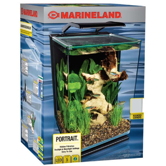 Marineland Portrait Aquarium Kit 5 Gallon - GLO