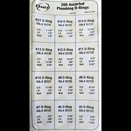 Universal Plumbing O-Ring