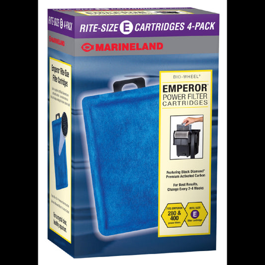 Marineland Replacement Cartridge - Size E, 4pck
