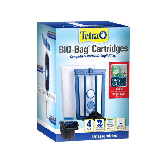 Tetra Whisper StayClean Bio-Bag Cartridge - Lg 4 Pack