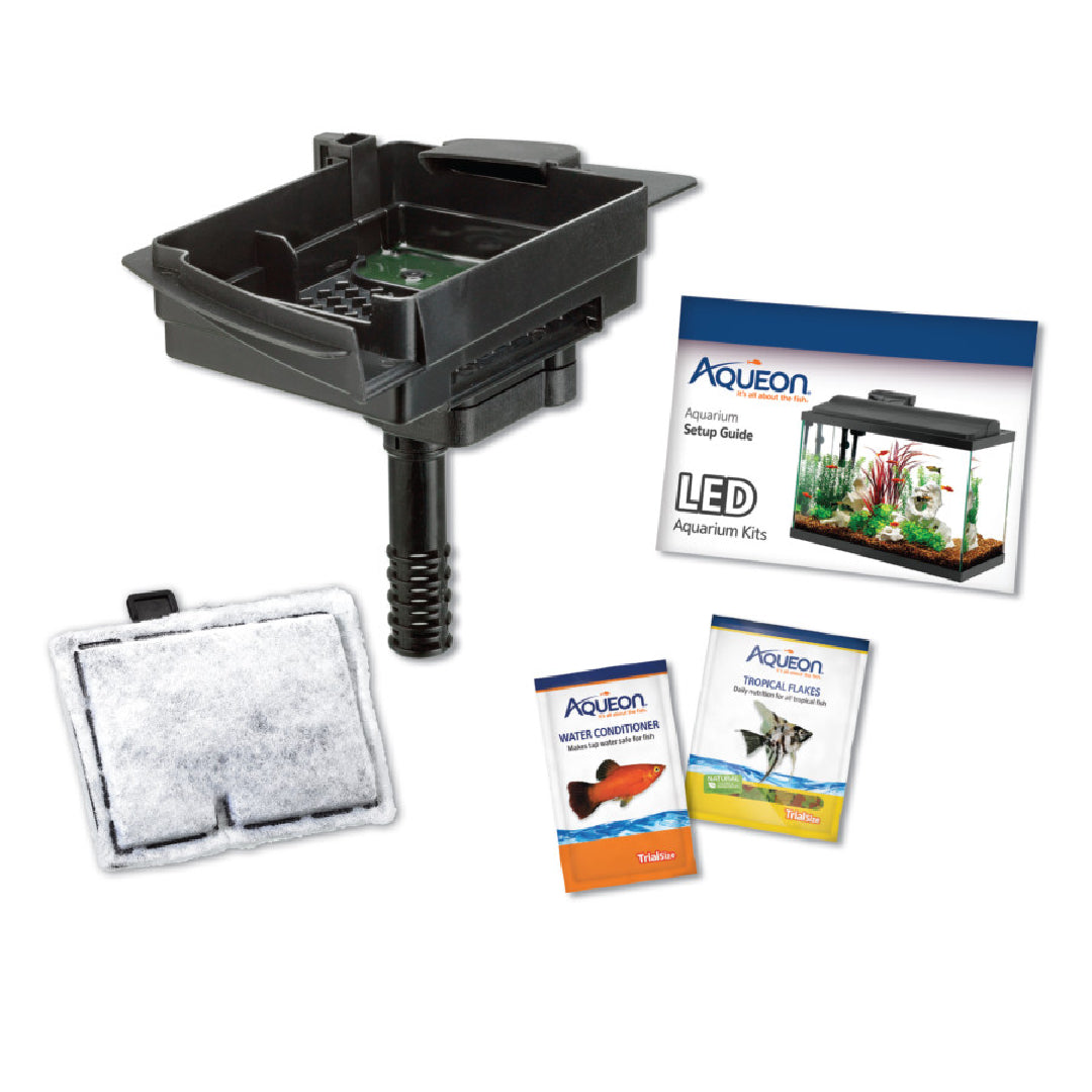 Aqueon Aquarium Starter Kit with LED Lighting - 5 Gallon