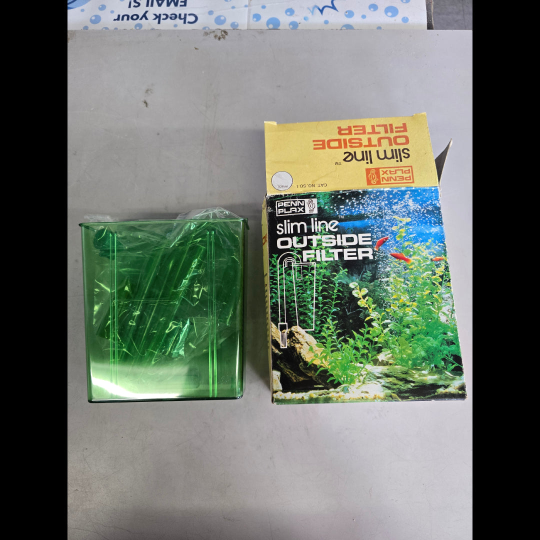 Old Stock - Penn Plax Slim Line Outside Filter