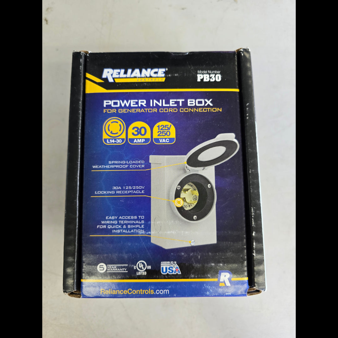Reliance Power inlet Box - For Generators