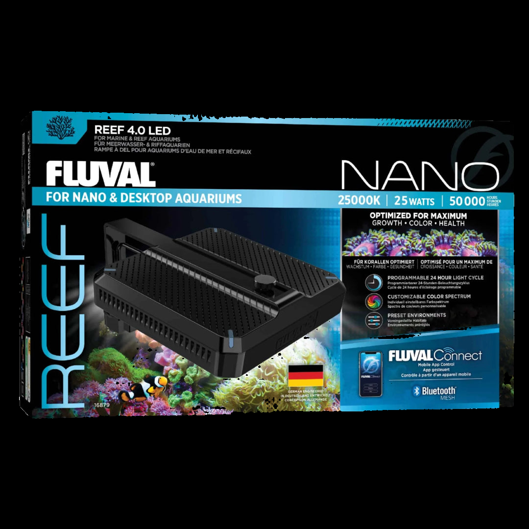 Fluval Reef Nano 4.0 LED Light with Bluetooth 25watt