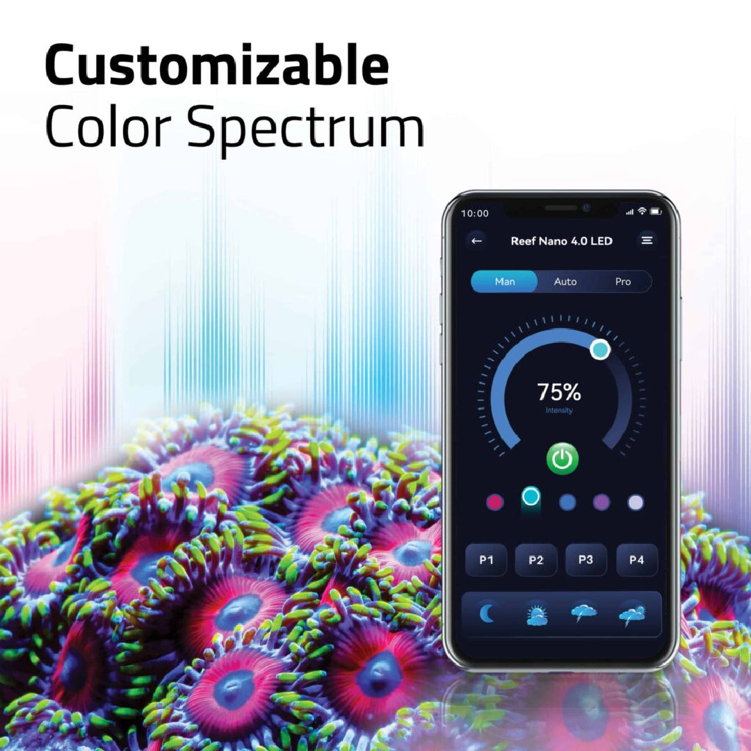 Fluval Reef Nano 4.0 LED Light with Bluetooth 25watt