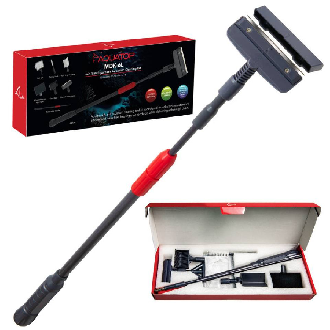 Aquatop 6-in-1 Multipurpose Aquarium Cleaning Kit
