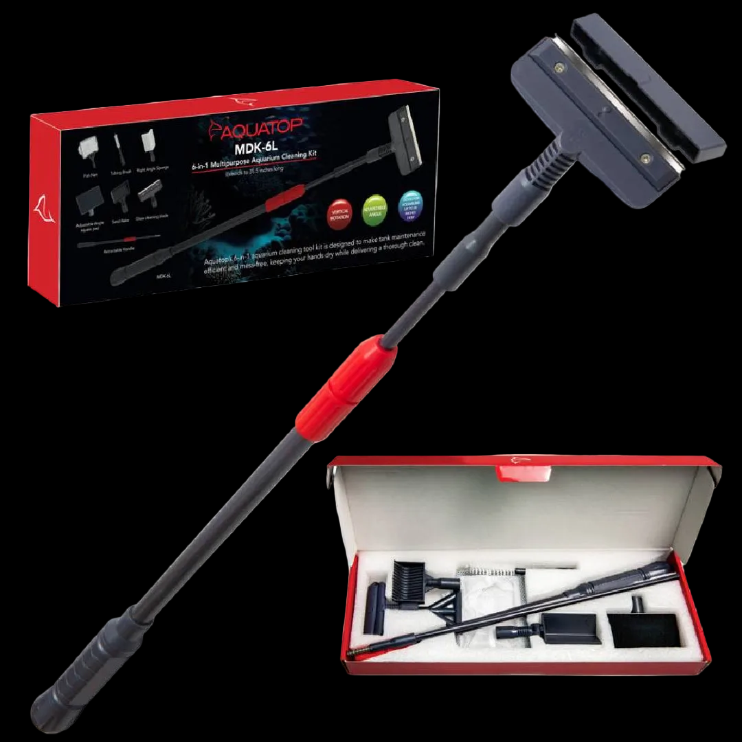 Aquatop 6-in-1 Multipurpose Aquarium Cleaning Kit
