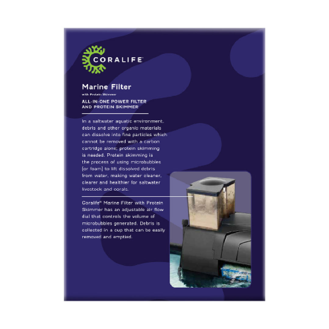 Coralife Marine Filter with Protein Skimmer