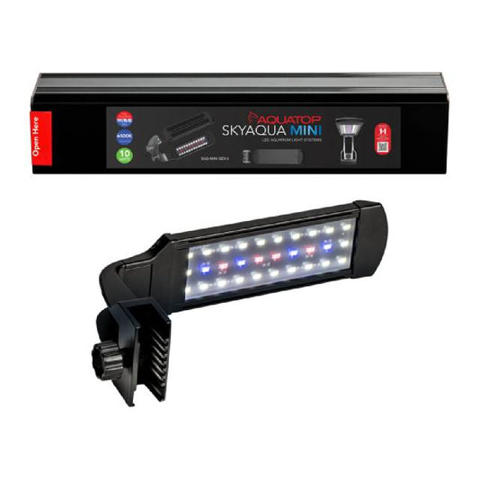 Aquatop SkyAqua Mini LED Aquarium Light 10in