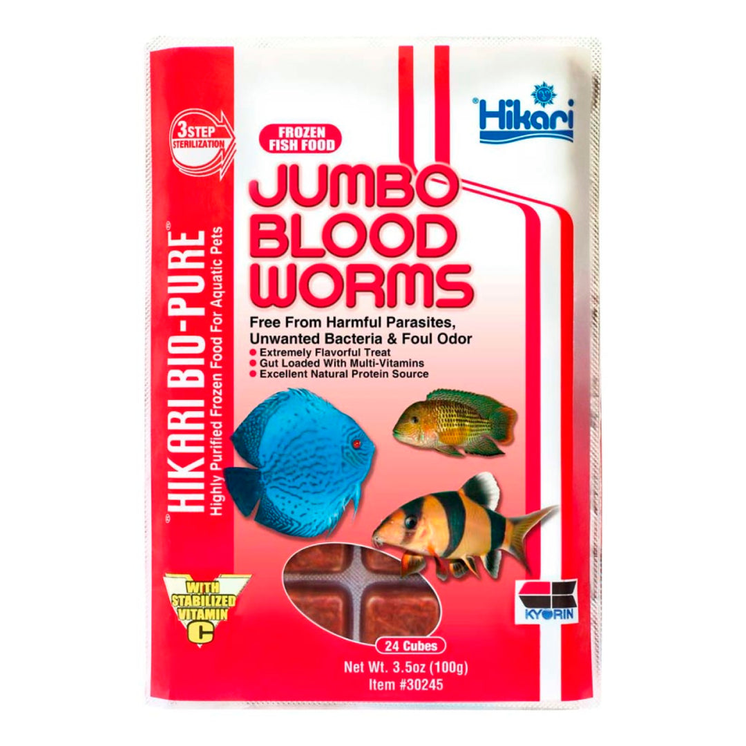 Hikari Frozen Food Jumbo Bloodworm