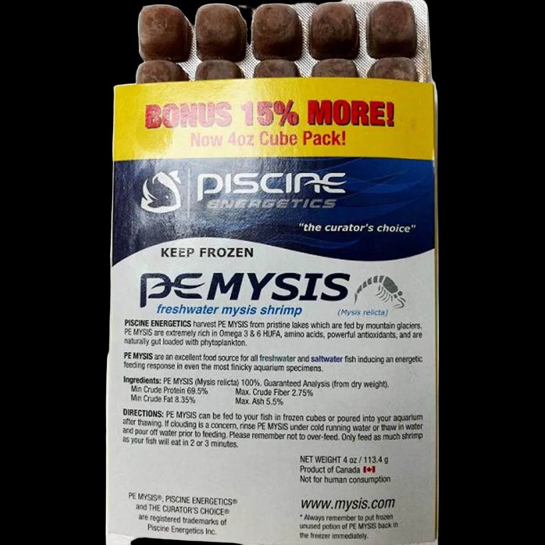 Piscine Energetics Frozen Food Mysis