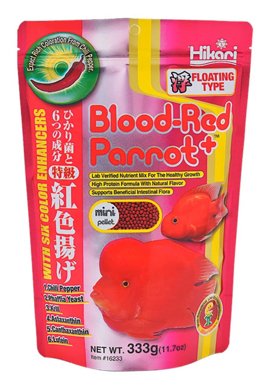 Hikari USA Blood-Red Parrot+ Floating Fish Food