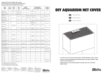 Red Sea Customizable DIY Aquarium Net Cover Kit