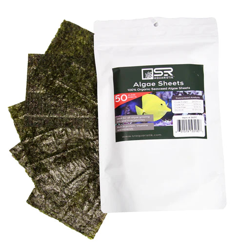 SR Aquaristik 100% natural, Organic Seaweed Algae Sheets