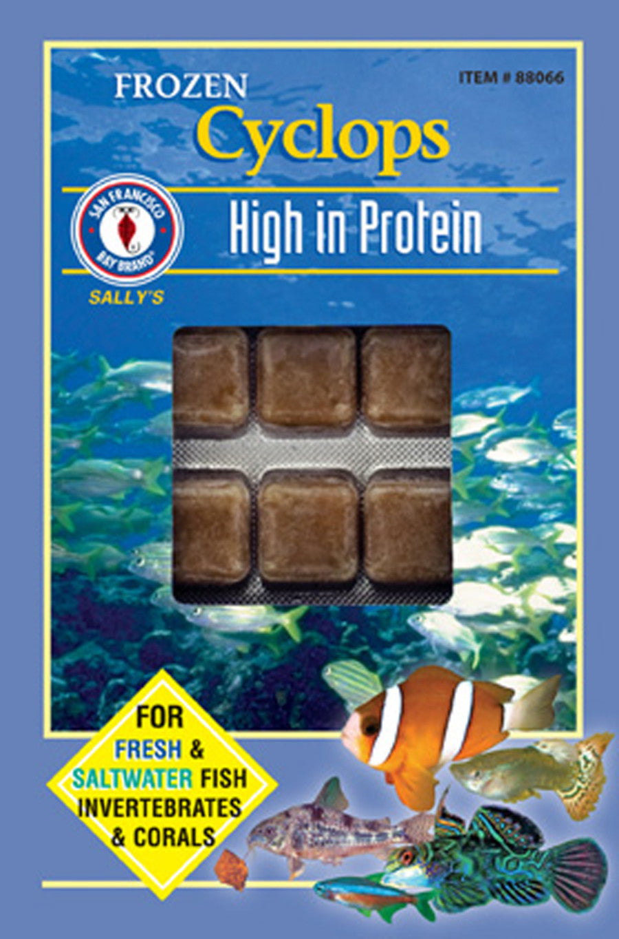 San Francisco Bay Brand Cyclops Frozen Fish Food - From Tropical Showcase
