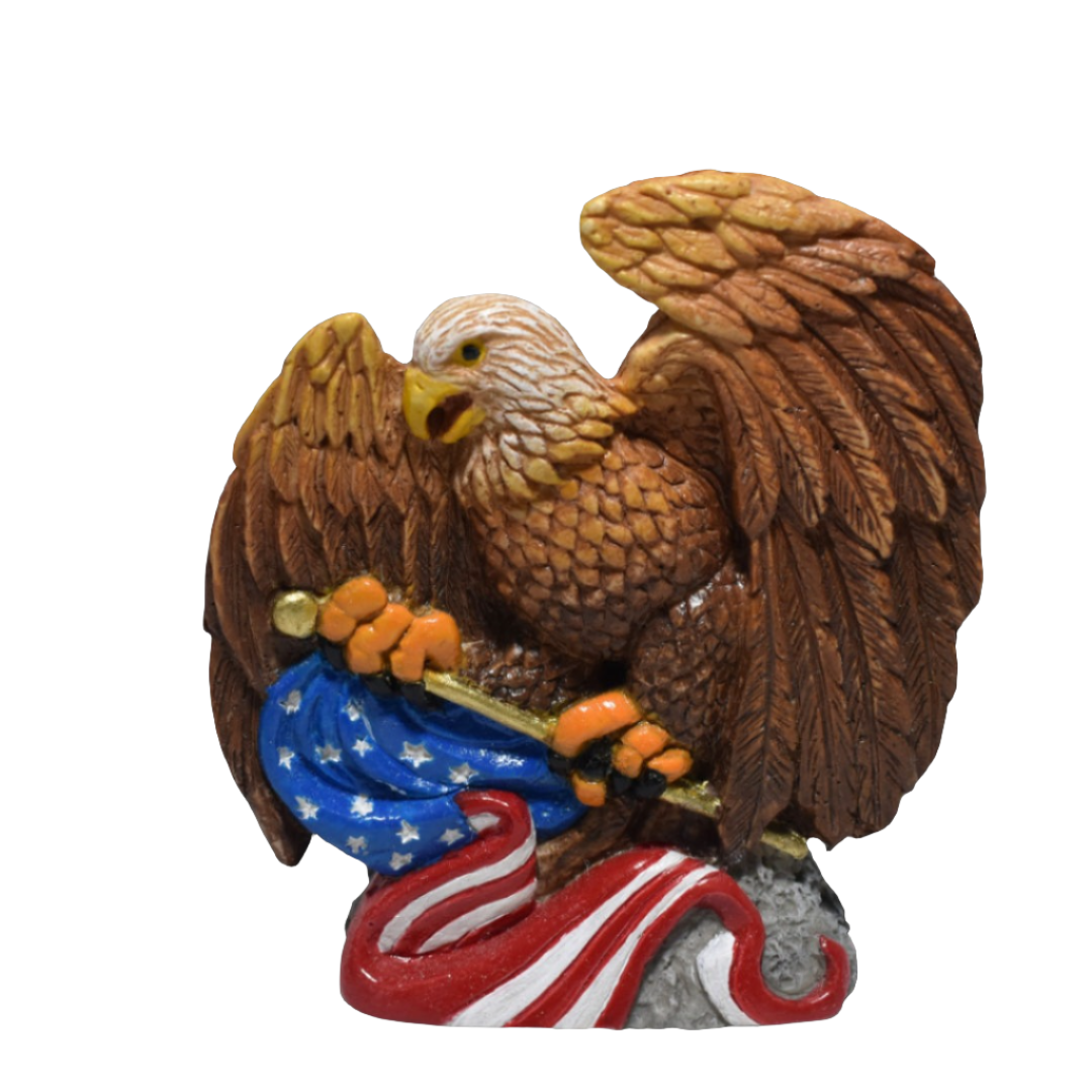 Hikari USA American Hero Series American Eagle Resin Ornament