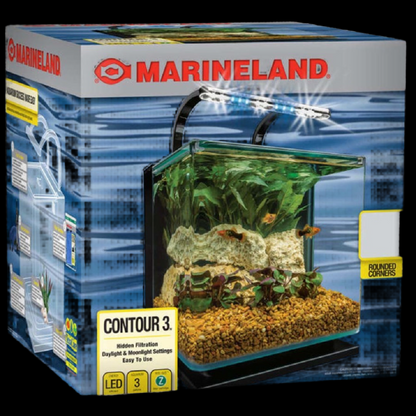 Marineland Contour Aquarium Kit 3 Gallon