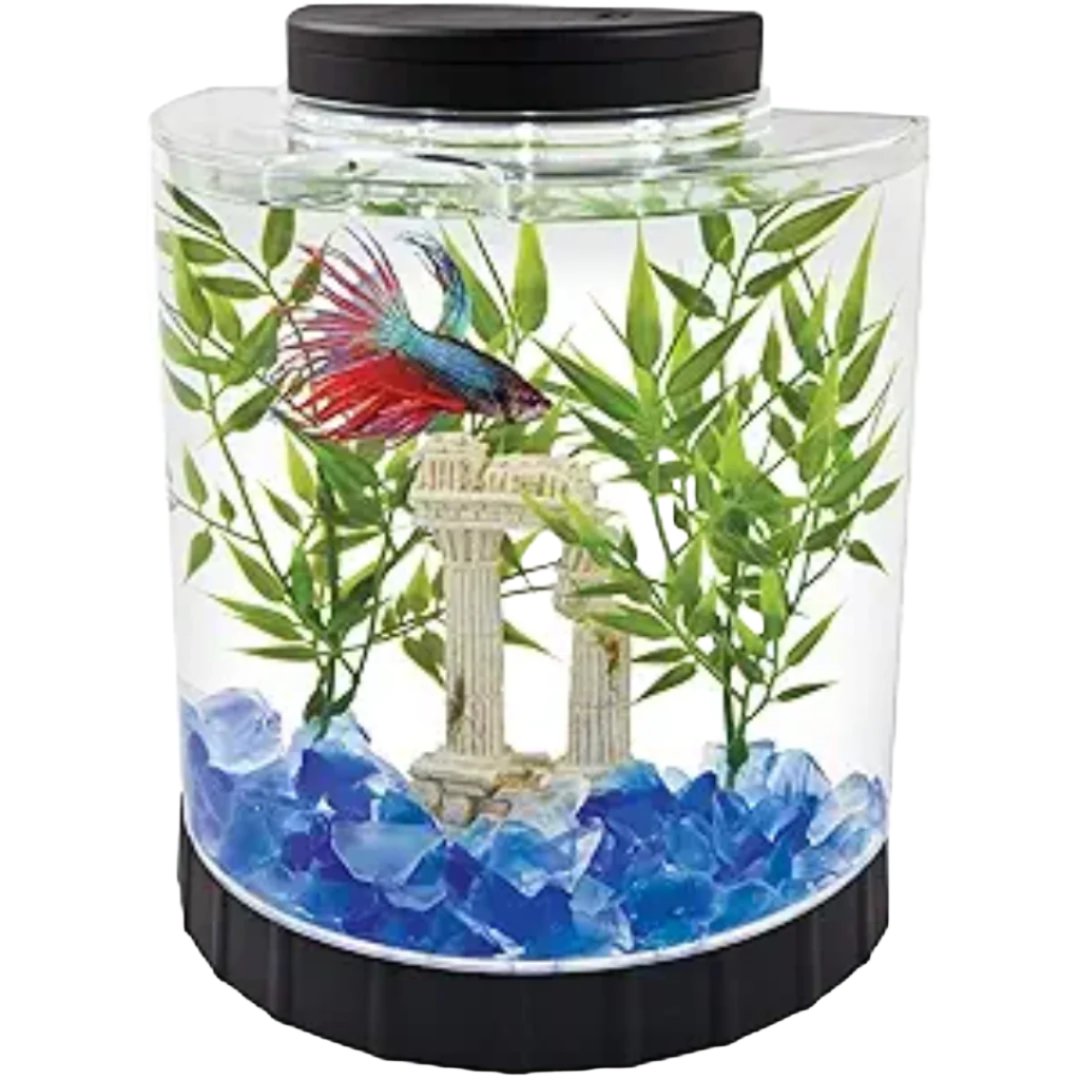 Tetra LED Half Moon Betta Kit - 1.1 gallon