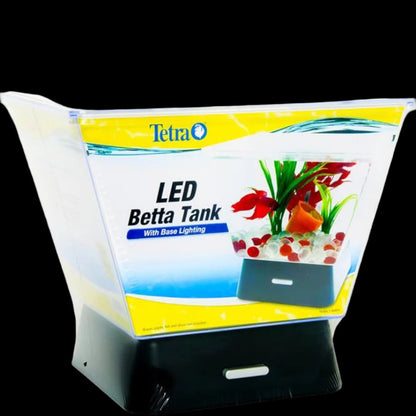 Tetra LED Trapezoid Betta Tank - 1 gallon