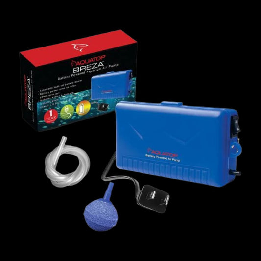 Aquatop BREZA Battery Powered Aquarium Air Pump with AC Power Failure Sensor