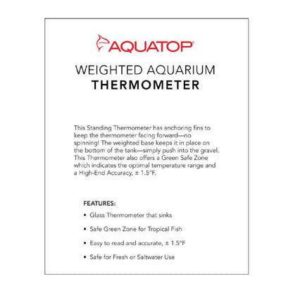 Aquatop Standing Thermometer with Weighted Claw