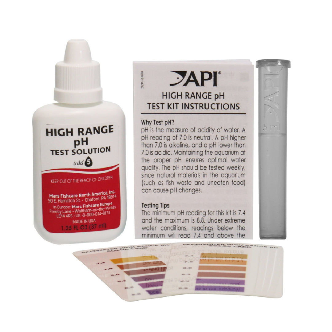 API High Range pH Test Kit for Freshwater and Saltwater Aquarium