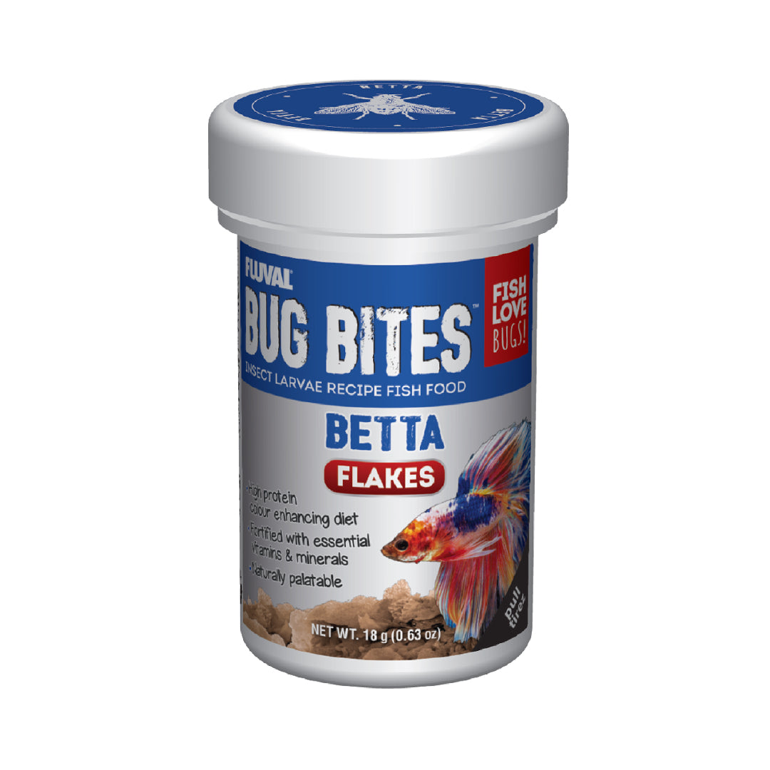 Fluval Bug Bites Betta Flakes - 0.63oz