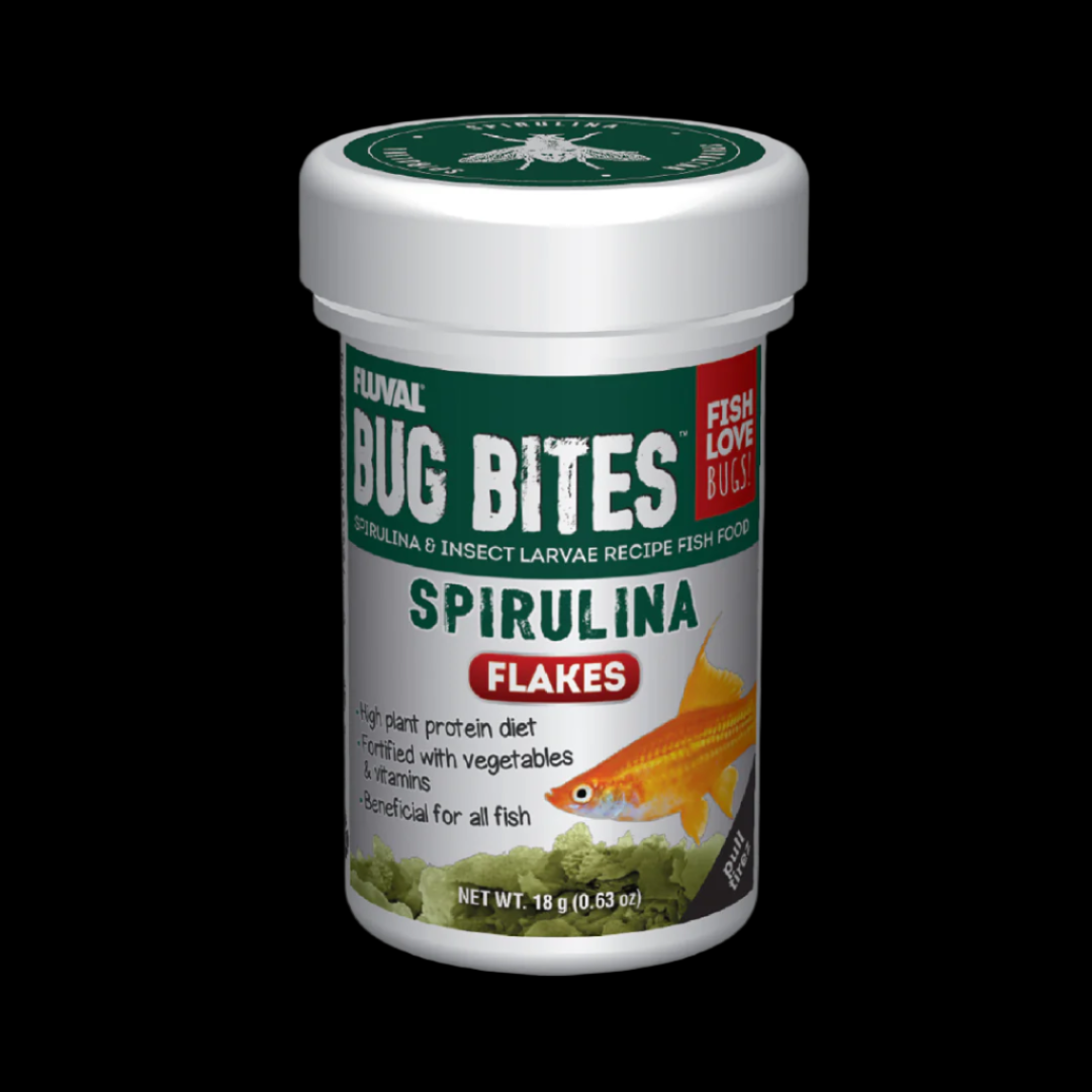 Fluval Bug Bites Spirulina Flakes