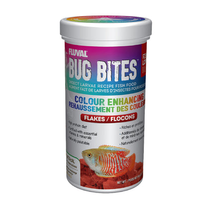 Fluval Bug Bites Color Enhancing Flakes