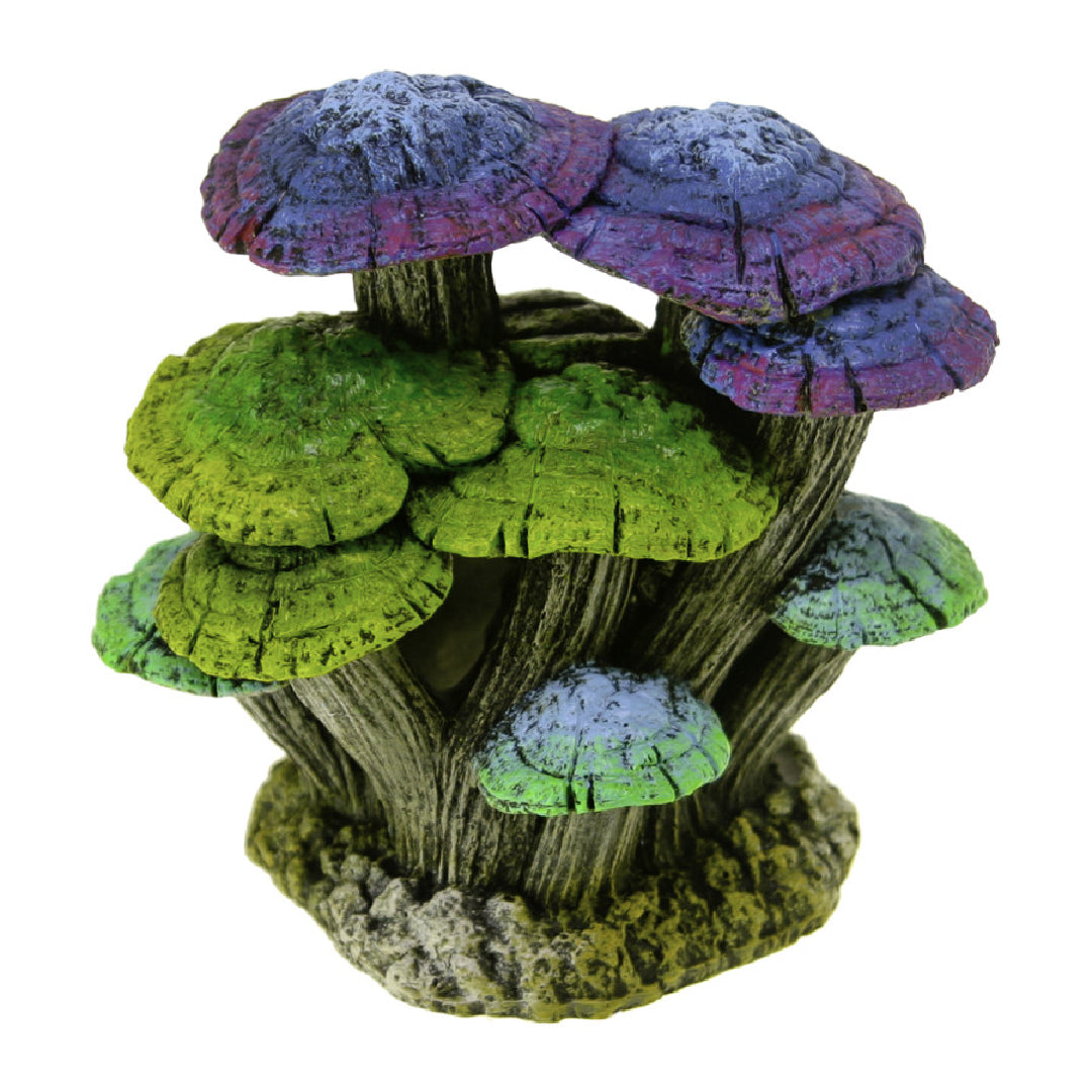 Blue Ribbon Pet Products Glowing Driftwood Mushroom Garden Ornament