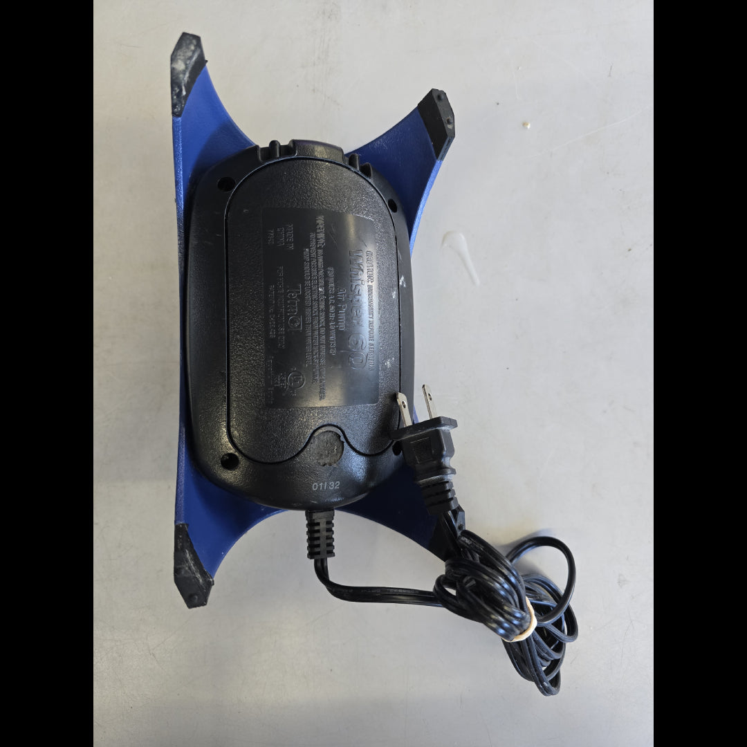 Used - Tetra Whisper Aquarium Non-UL Air Pump Blue Model 60