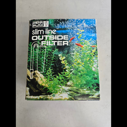 Old Stock -  Penn Plax Slim Line Outside Filter