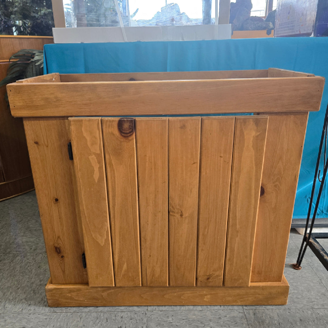 Aqueon Pine Aquarium Stands - Oak