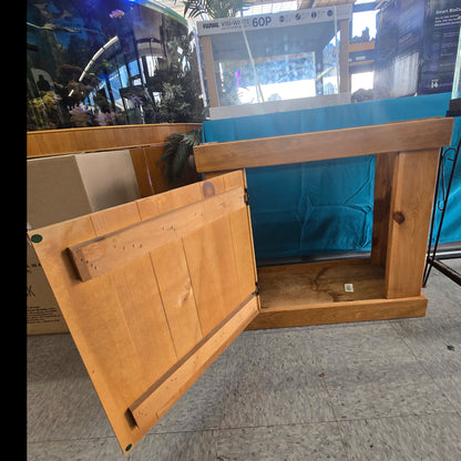 Aqueon Pine Aquarium Stands - Oak