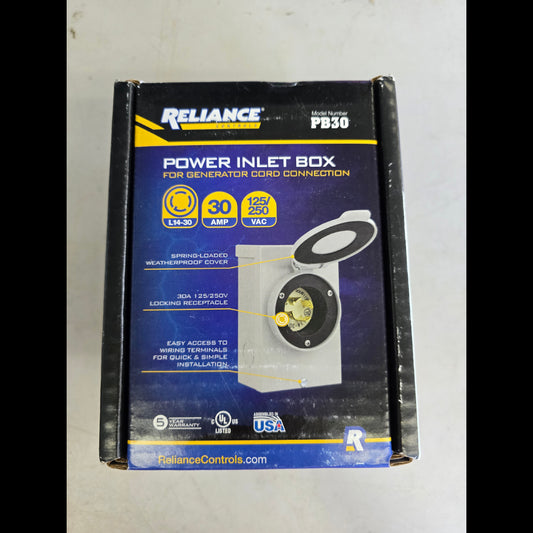 Reliance Power inlet Box - For Generators