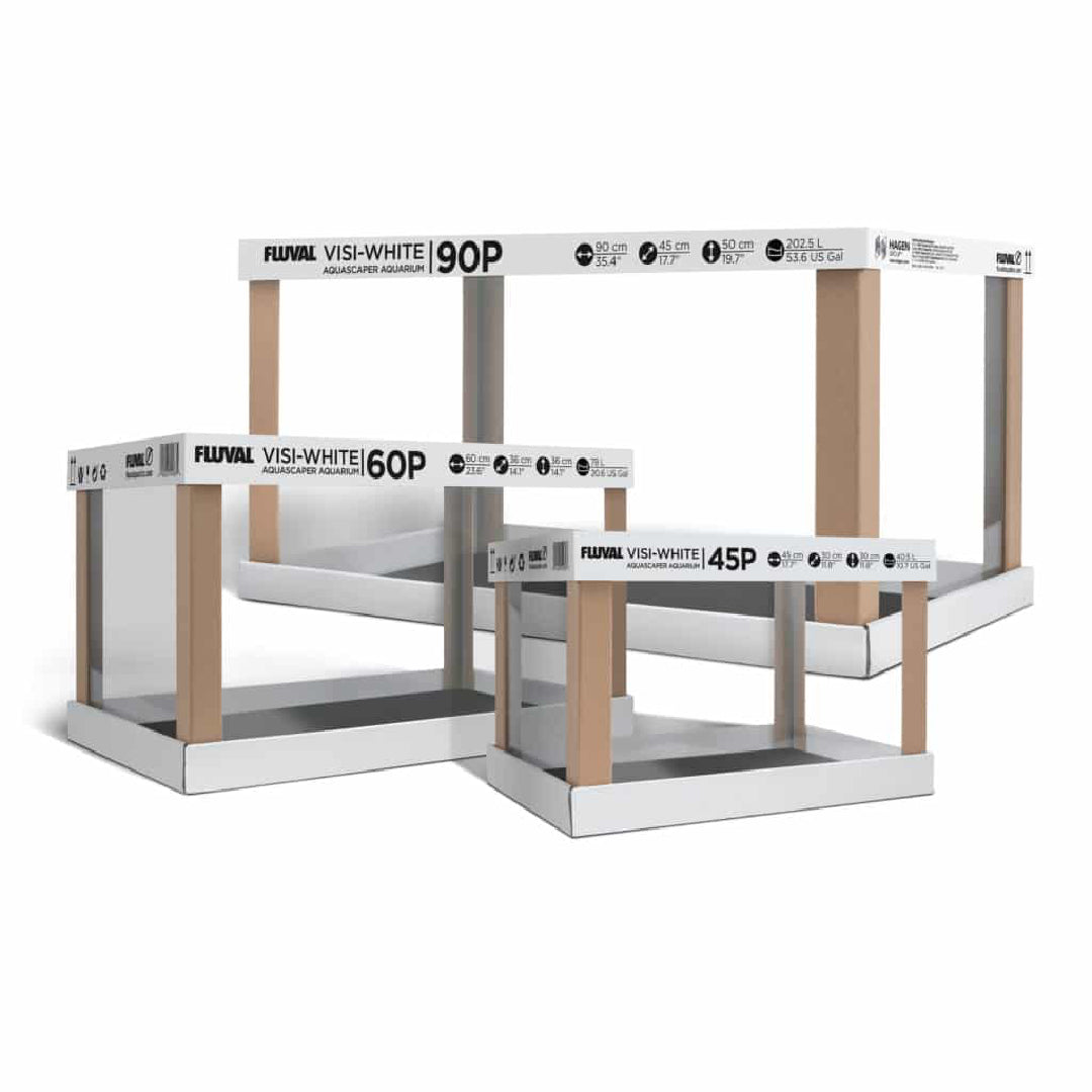 Fluval Visi-White Rimless Tank