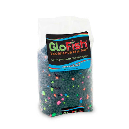 GloFish Aquarium Gravel - Black with Fluorescent Highlights