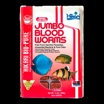 Hikari Frozen Food Jumbo Bloodworm