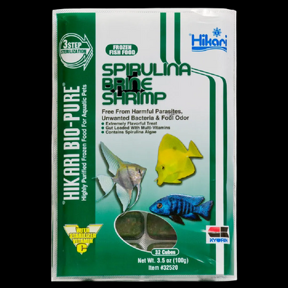 Hikari Frozen Food Spirulina Brine Shrimp
