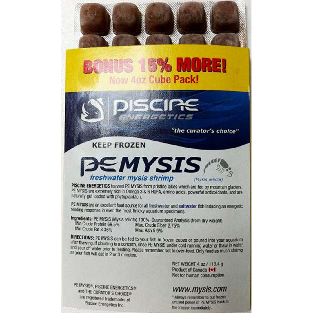 Piscine Energetics Frozen Food Mysis