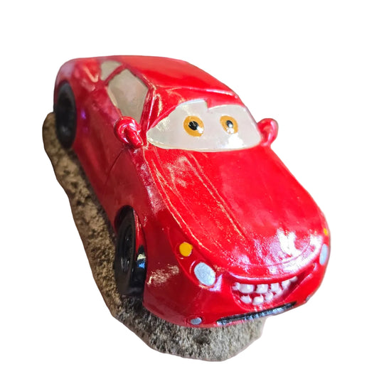 Blue Ribbon Smiley Sports Car