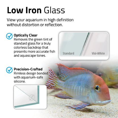 Fluval Visi-White Rimless Tank