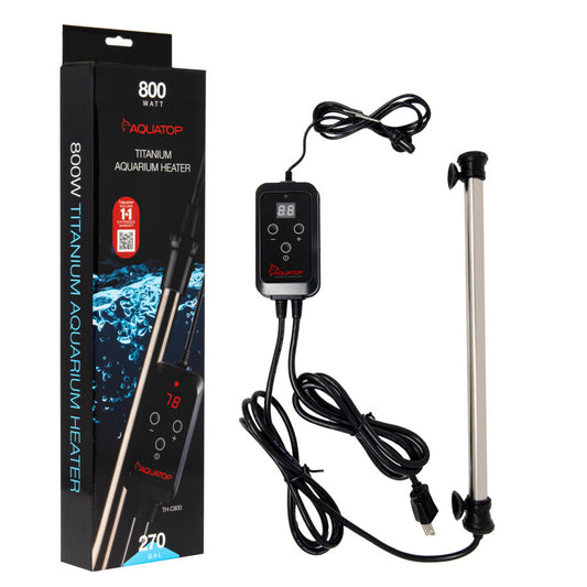 Used - Aquatop Submersible Titanium Aquarium Heater & External Thermostat