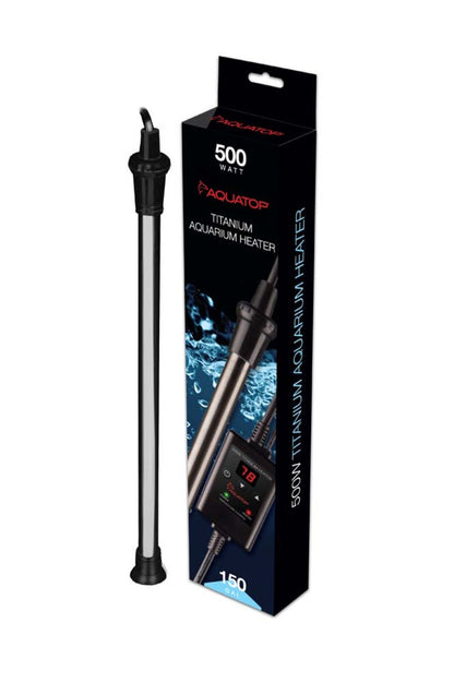 Used - Aquatop Submersible Titanium Aquarium Heater & External Thermostat