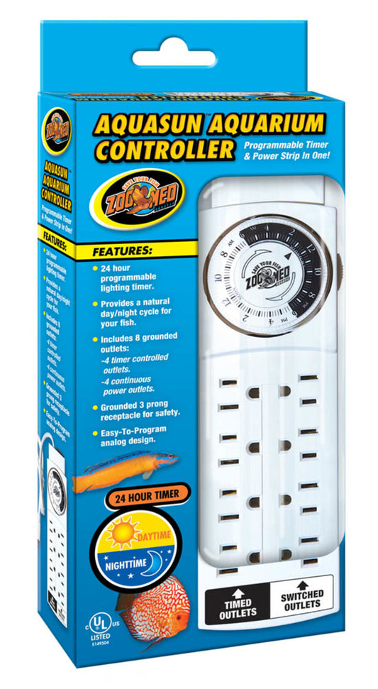 Zoo Med AquaSun Aquarium Controller Timer and Power Strip